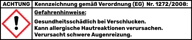 Gefahrenhinweis